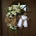 thumbnail image 5 of KCEHTA Easter Wreath Artificial Spring Wreaths for Front Door Porch Home Wall Window Farmhouse Decor, 5 of 7