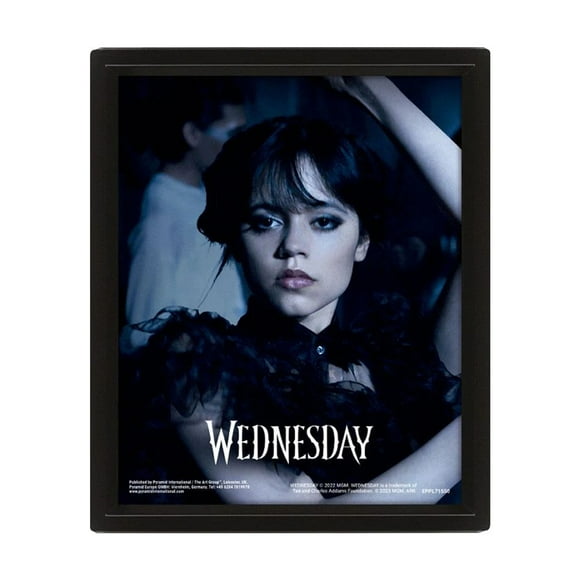 Wednesday Goo Goo Muck 3D Framed Poster