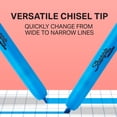 thumbnail image 4 of Sharpie Retractable Highlighters, Chisel Tip, Fluorescent Yellow, 12 Count, 4 of 5