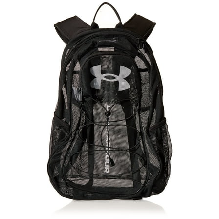 Under Armour Adult Hustle Mesh Backpack , (001) Black / / White , OSFMost