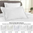 thumbnail image 4 of Superior Geometric Fret Cotton Decorative Bedspread and Sham Set, Twin, White, 4 of 9