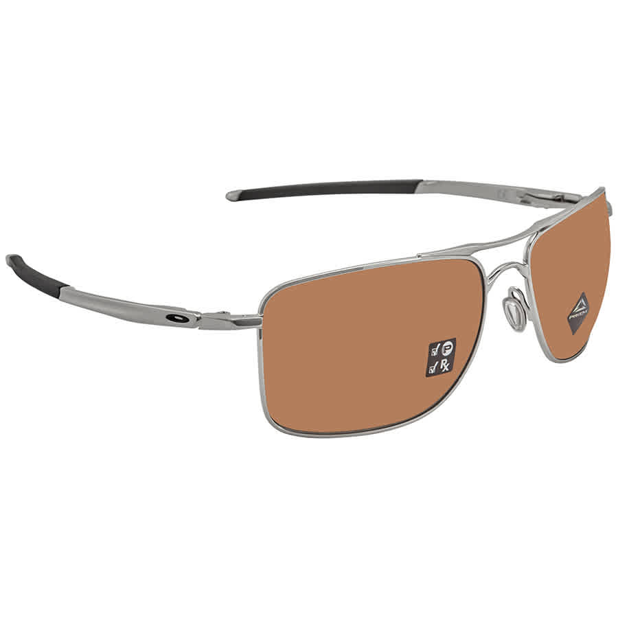 Oakley Gauge 8 Prizm Tungsten Polarized Rectangular Men's Sunglasses