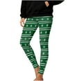thumbnail image 2 of Dasayo Green Jeggings for Women Christmas Stretchy Yoga Tummy Control Striped Comfortable Slim Trousers Womens Slacks L, 2 of 9