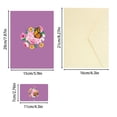 thumbnail image 3 of 3D Paper Flowers Bouquet Mothers Day Card, Three-dimensional Butterfly Flower Greeting Card with Blank Note Birthday, Get Well Greeting, Anniversary, Thank You Gifts Cards for Women Friends, 3 of 6