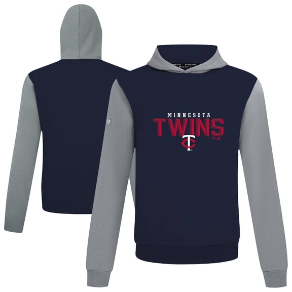 Men's Levelwear Navy Minnesota Twins Throwback Carve Ultimate Hoodie