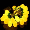 thumbnail image 4 of Wosthever de piña con temática navideña, lámpara de tira de árbol de oficina, decoración de iluminación para sala de estar, adorno Iluminación navideña 1.5 m 10 luces Wosthever HA068951-01, 4 of 6