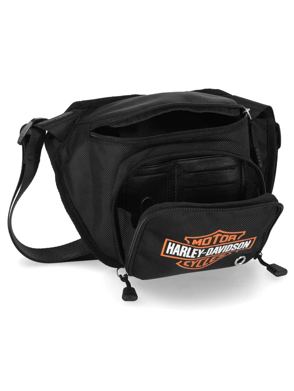 Harley-Davidson Women's Bar & Shield Nylon Fanny Pack Adjustable Waistband