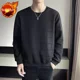 thumbnail image 3 of Sudadera lisa de primera calidad para hombre, camiseta unicolor para hombre, jersey a cuadros, camiseta Y2k, moda Harajuku de invierno, manga larga, talla XL, 3 of 5