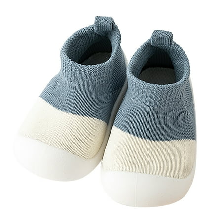 

Toddler Baby Shoes Patchwork Soft Sole Lightly Comfy Non-Slip Prewalker Shoes for Kids Size 24;2-2.5 Y