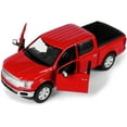 thumbnail image 3 of 2019 Ford F-150 Lariat Crew Cab Pickup Truck Red 1/24-1/27 Diecast Model Car by Motormax, 3 of 5