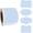 Light Purple, variant on 2 x3 Pink Label Stickers, Self-Adhesive Gift Tag Stickers, Write on Blank Labels for Essential Oil Bottles, Gifts, Name Tags, Fancy Shapes 200PCS