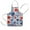 Pioneer Flower Floral-2, variant on Pioneer Flower Floral Print Pattern Kids Aprons for Girls and Boys,Adjustable Neck Strap Toddler Aprons for Kids Cooking Baking