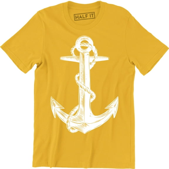 Nautical Ship Anchor Sailor Diver Sailing Boat Outdoors Water Men's Tee Shirt