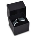 thumbnail image 4 of Charming Jewelers Tungsten Wedding Band Ring 6mm for Men Women Comfort Fit Black Beveled Edge Polished Brushed Lifetime Guarantee Size 8, 4 of 5