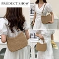 thumbnail image 2 of Kukuzhu Straw Beach Bag, Summer Straw Bags for Women Trendy Straw Purses and Handbags Shoulder Tote Bag for Vacation, 2 of 7