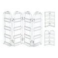thumbnail image 6 of KYAIGUO Jewelry Organizer Clear Plastic Organizer Foldable Mini Transparent Rack Dresser Shelf, 6 of 6