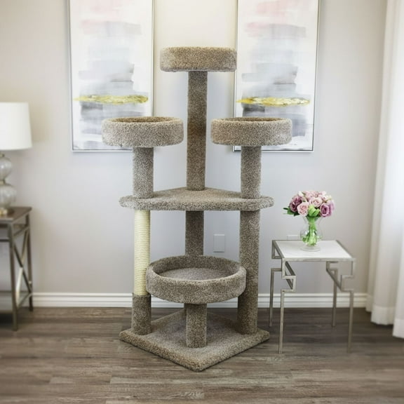 Prestige Cat Trees 65-in Cat Tree & Condo Scratching Post Tower