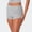 Gray, variant on Women's Fold Over Shorts Y2K Micro Mini Shorts Elastic Waist Lounge Pajama Bottoms 2026 Summer Yoga Athletic Short Multi-color S