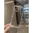 thumbnail image 2 of 1pc Transparent Or Translucent Grey Phone Case With Card Slot, Compatible With Iphone 11, 13, 14, 15, 2 of 4