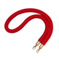 thumbnail image 6 of Crowd Control Rope Barrier Rope Heavy Duty Industrial Hook Mirror Polished Self-Closing Buckle Velvet Cord 60 Inches, 6 of 6