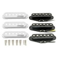thumbnail image 2 of Alnico 5 for Stratocaster Strat Guitar Single Coil Wilkinson Pickup Set White, 2 of 11