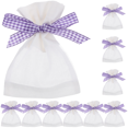 thumbnail image 2 of 10pcs Simple Lavender Sachet Empty Sachet Bag Portable Scented Lavender Sachet Pouch As Shown 1, 2 of 6