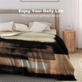 thumbnail image 5 of Black Brown Flannel Fleece Throw Blankets 50"X40" Lightweight Fluffy Winter Fall Blanket Cozy Soft Fuzzy Plush Home Decor for Couch Bed Sofa Bedroom Living Room Travel, 5 of 6