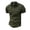 Army Green, variant on Yifymode Men's Zip-Up Collar Short Sleeve Polo Shirt, Classic Fit Soft Fabric Chest Pocket Casual Top Army Green L