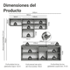 thumbnail image 3 of Cocina Integral Completa Modular Madesa Nice 240cm Gris 03, 3 of 13