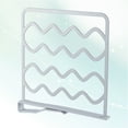 thumbnail image 1 of OULII White Plastic Closet Shelf Divider for Organizing Clothes Clamp Designed for Easy Use 0.8 Inch Thick, 1 of 8