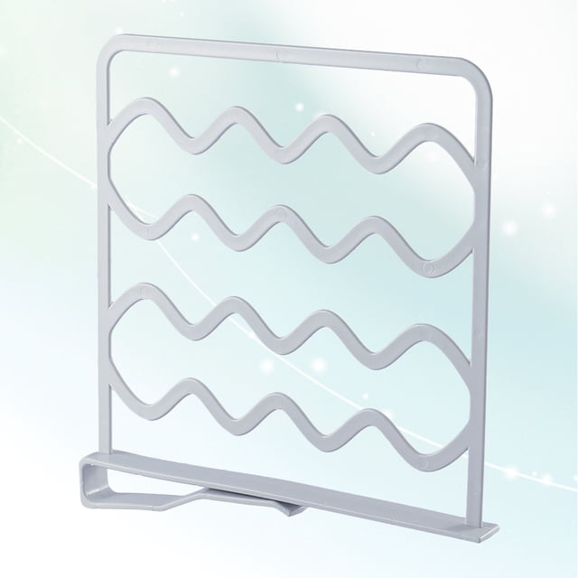 OULII White Plastic Closet Shelf Divider for Organizing Clothes Clamp Designed for Easy Use 0.8 Inch Thick