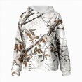 thumbnail image 4 of Staki Girl's Camo Hoodies Long Sleeve Hooded Sweatshirts Camouflage Pullover Tops 2-12Y(White,10-11 Years), 4 of 6