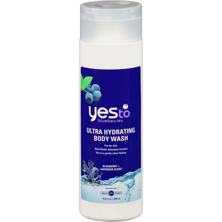 Yes to Blueberries Blueberry + Lavender Scent Ultra Hydrating Body Wash, 16.9 fl oz