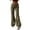 Army Green*, variant on RUTAYY Women's Cargo Pants Solid Color Adjustable Waist Joggers Loose Fit Casual with Drawstring Chic Holiday Trousers