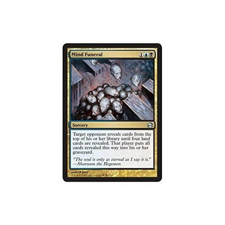 - Mind Funeral - Modern Masters, A single individual card from the Magic: the Gathering (MTG) trading and collectible card game (TCG/CCG). Ship from