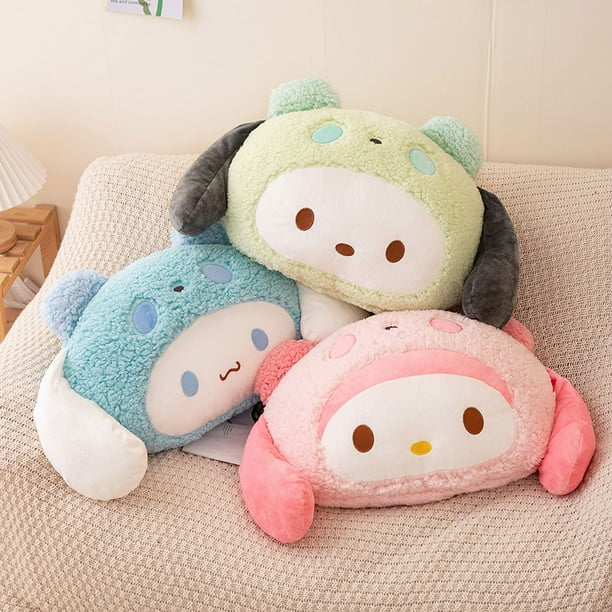 Sanrio Cute Anime Turn Into White Bear Pillow Blanket Comfortable
