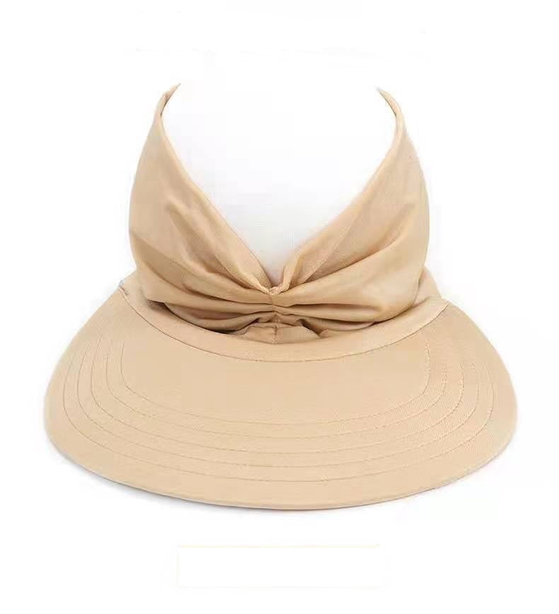 Sun Visor Hat Solid Color Hat 