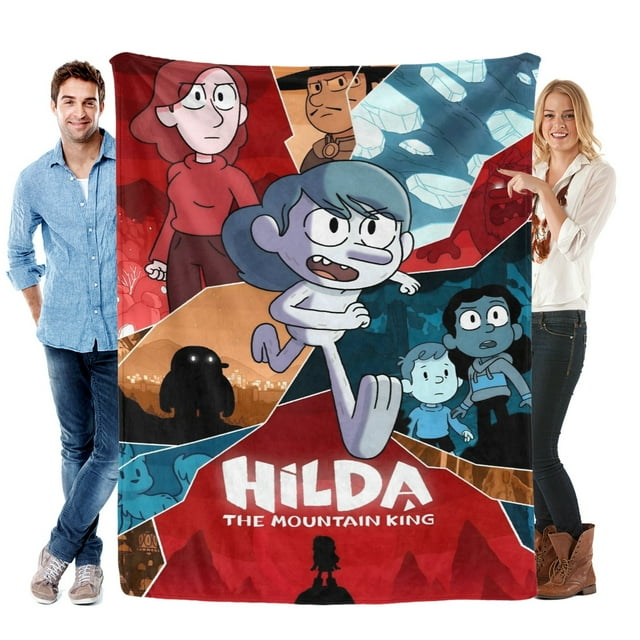 Hilda anti-pilling, suave, ligera, esponjosa y acogedora de lujo para hogar y cocina – Perfecta para niños y adultos, 100 x 150 cm