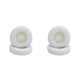 thumbnail image 3 of Sidaley Cojín de cuero para auriculares Almohadillas para los oídos Almohadillas para los auriculares con cancelación de ruido Reemplazo de Blanco 2piezas, 3 of 6