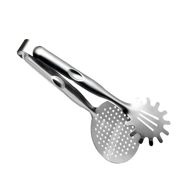 Billuyoard Pinzas de cocina de acero inoxidable, 2 uds., Clip para barbacoa, ensalada, pan, cocina, pinzas para servir comida, restaurante, carpeta de Cocina y Comedor 1# Billuyoard HA004085-01