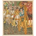 thumbnail image 3 of Walter Crane 15x17 Black Modern Framed Museum Art Print Titled - Beauty and the Beast Pl. 11 (1896), 3 of 5