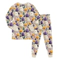 thumbnail image 4 of Aayomet Halloween Pajamas Toddler Girls Boys Snug Fit Pumpkin Long Sleeve Top and Pants Pj from Bamboo Sleepwear Sets, 4 of 9