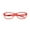 Red, variant on Boys Girls Glasses Frame Size 48 Strap One-piece Glasses Cord No Screw Flexible Children Eyeglasses Age 4-6Yrs