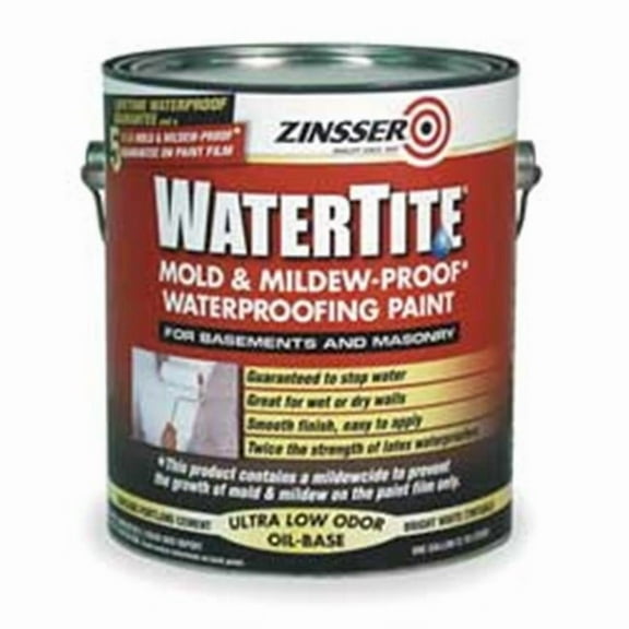 Zinsser 647-5001 Watertite Mold-Mildew-Proof Waterproofin 1 Gal.