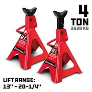 Powerbuilt 2 Piece 4 Ton 8000 Pound Jack Stands - 647529