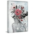 thumbnail image 2 of Marmont Hill Poppies and Butterflies Canvas Wall Art, 2 of 7