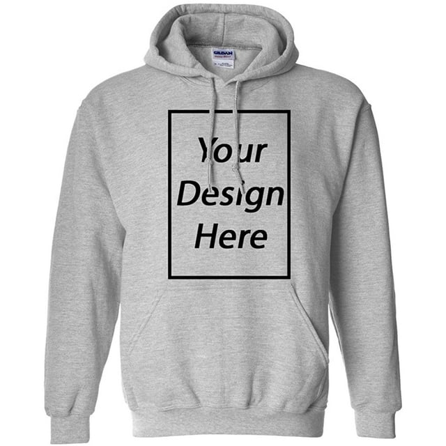 JOOCAR Add Your Own Text and Design Custom Personalized Sweatshirt Hoodie