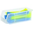 thumbnail image 3 of Akro-Mils 30224 AkroBins Plastic Storage Bin Hanging Stacking Containers, (11-Inch x 4-Inch x 4-Inch), Stone, (12-Pack) (30224STONE), 3 of 5