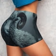 thumbnail image 5 of Yiaed Moody Ram Portrait Print Women's Athletic Shorts Running Shorts Sporty Short High Waisted Elastic Workout Shorts for Yoga Gym Running & Sports -XX-Large, 5 of 8