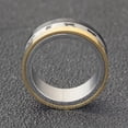 thumbnail image 4 of PAMTIER Men's Stainless Steel 8MM Creative Zodiac Rotatable Ring Size 7, 4 of 5